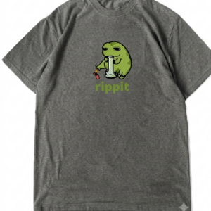 Grey "Rippit" Tee